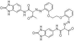 Pigmento-Flava-180-Molekula-Strukturo