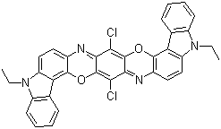 Pigmento-viola-23-Molekula-Strukturo