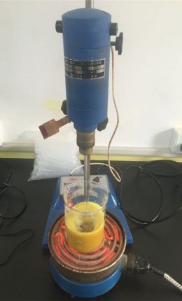 varmigi kaj agiti dissolviĝi